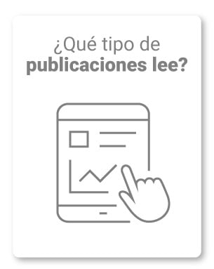 16. ¿Qué tipo de publicaciones o blog lee?