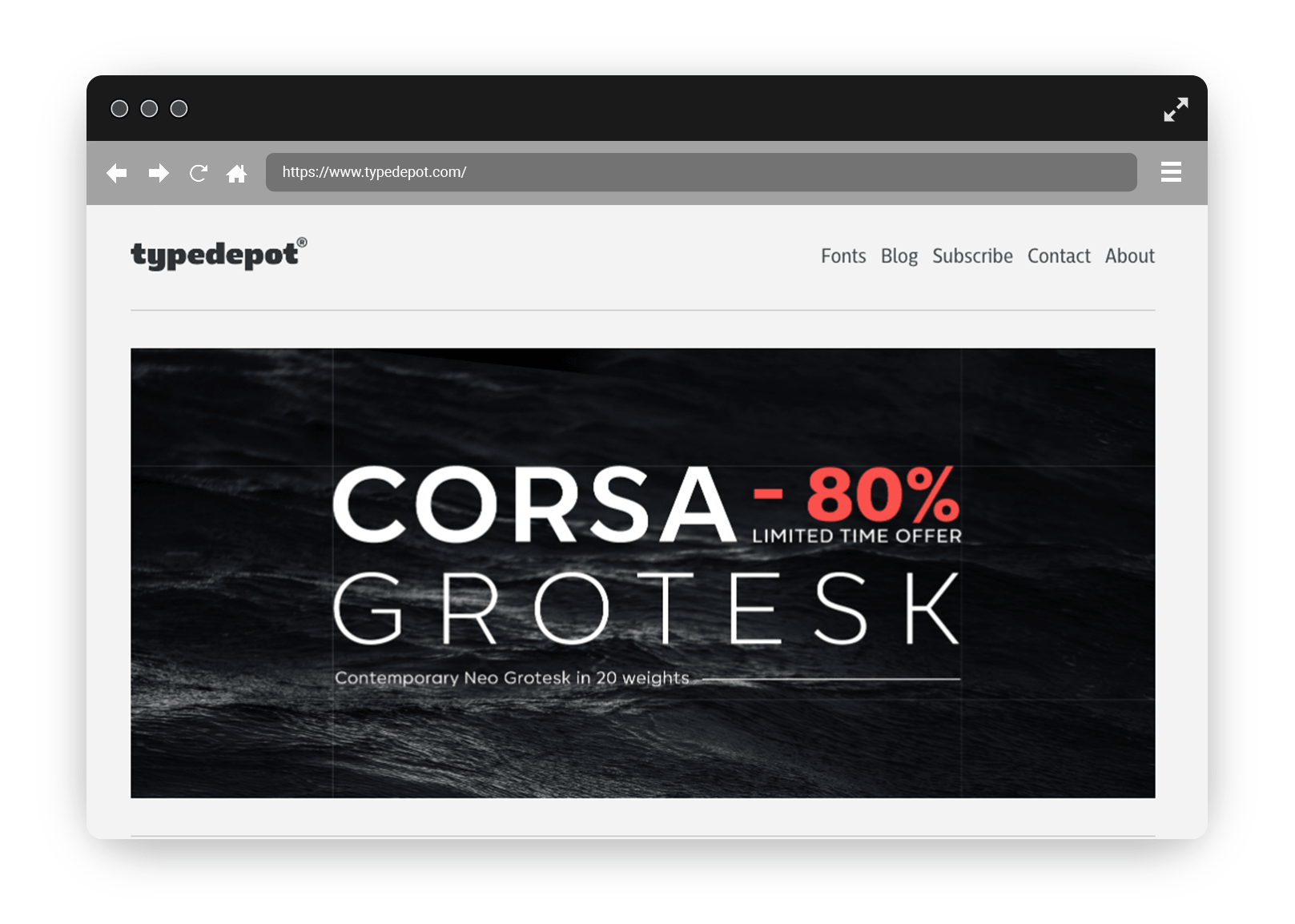 Typedepot - Fuentes gratis