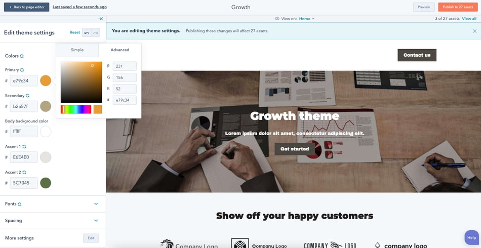 CMS Hub Starter: las mejores características