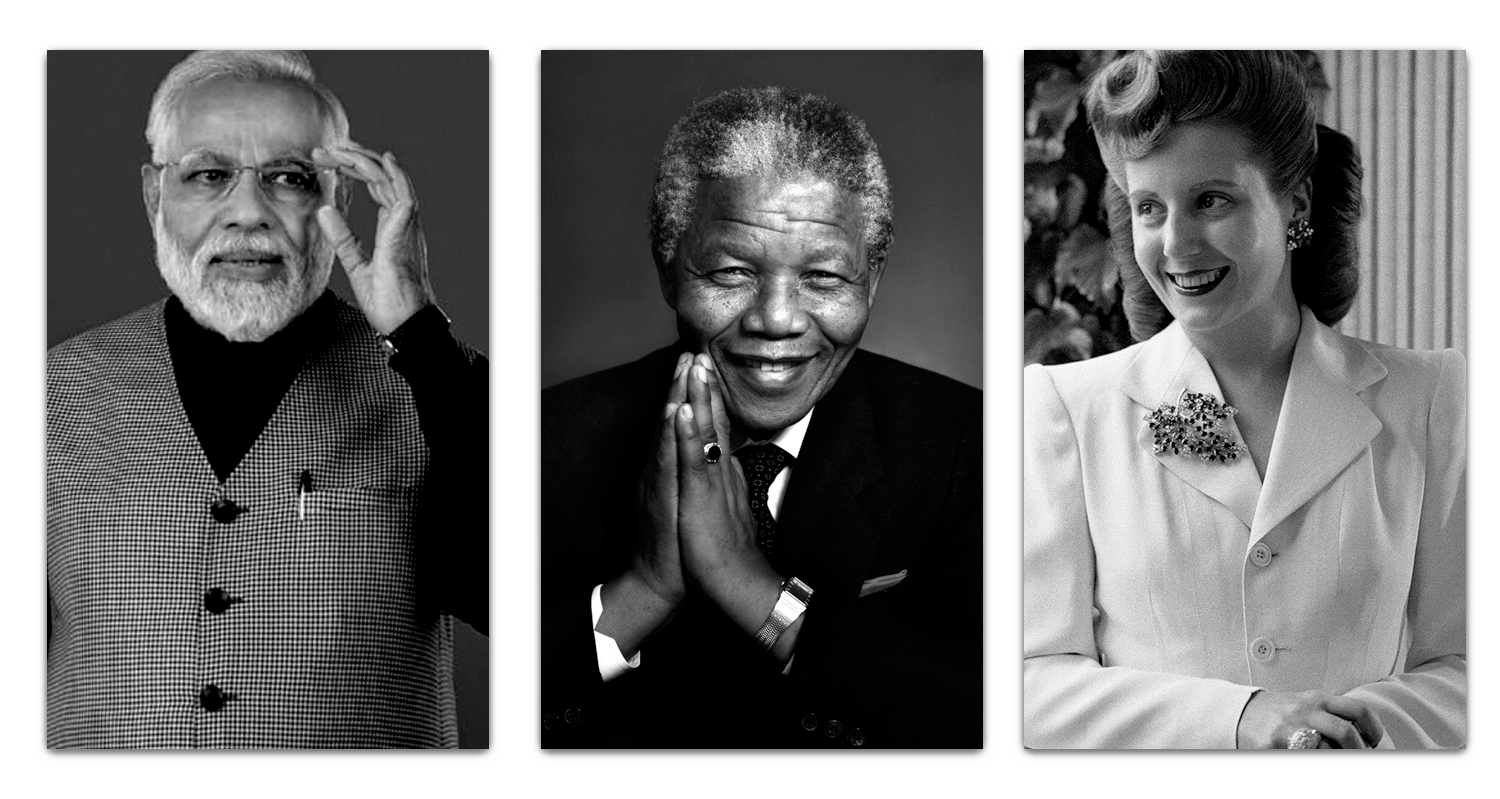 Narendra-Modi-Nelson-Mandela-y-Eva-Peron-min