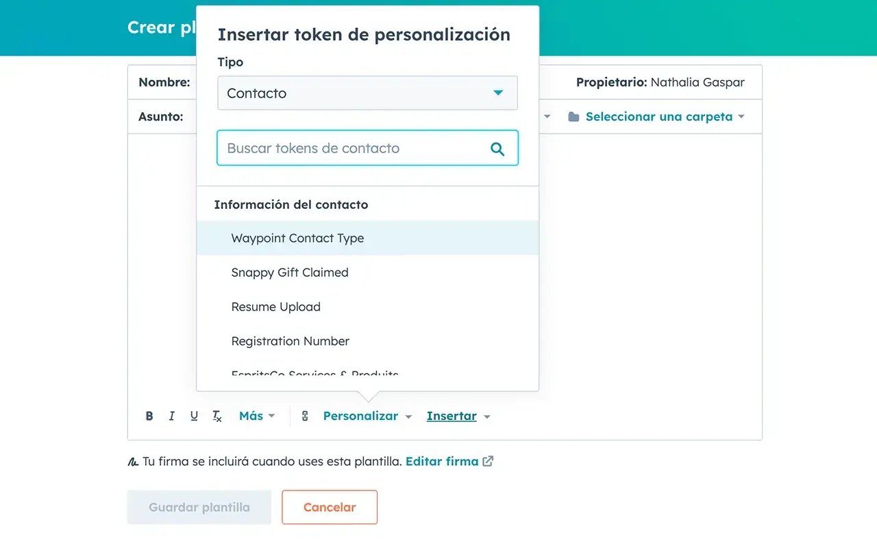 Sales Email Templates ES