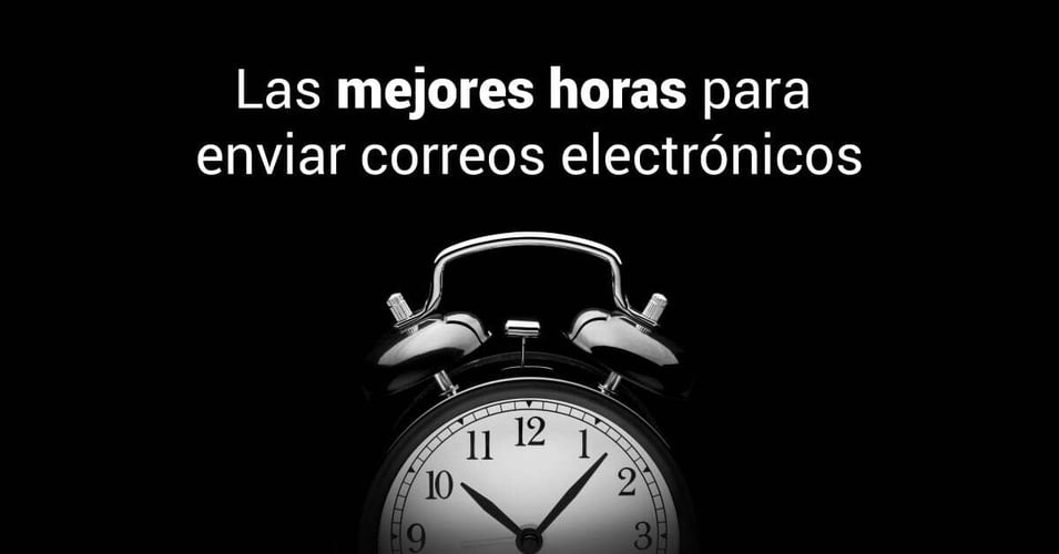 Las mejores horas para enviar correos electrónicos