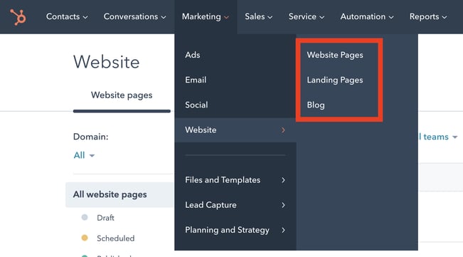 cms-hub-paginas-blog-landing