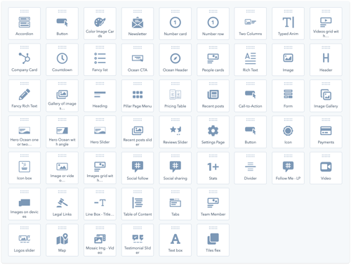modulos ocean theme