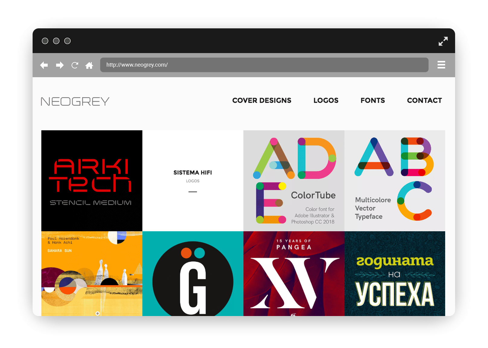 Neogrey - Fuentes gratis