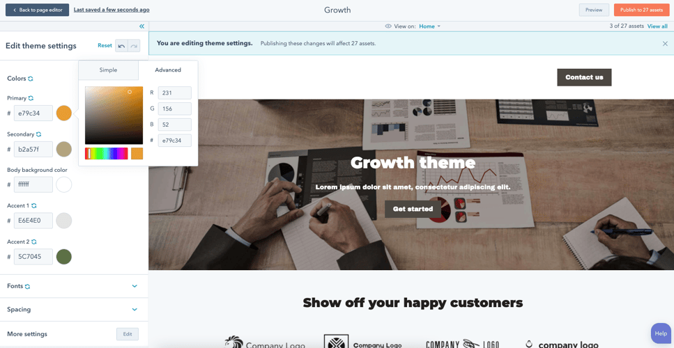 CMS Hub Starter: las mejores características