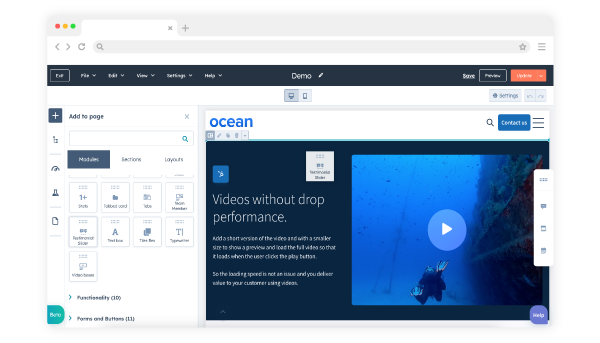 ventajas-del-creador-de-sitios-web-ocean-theme-pro