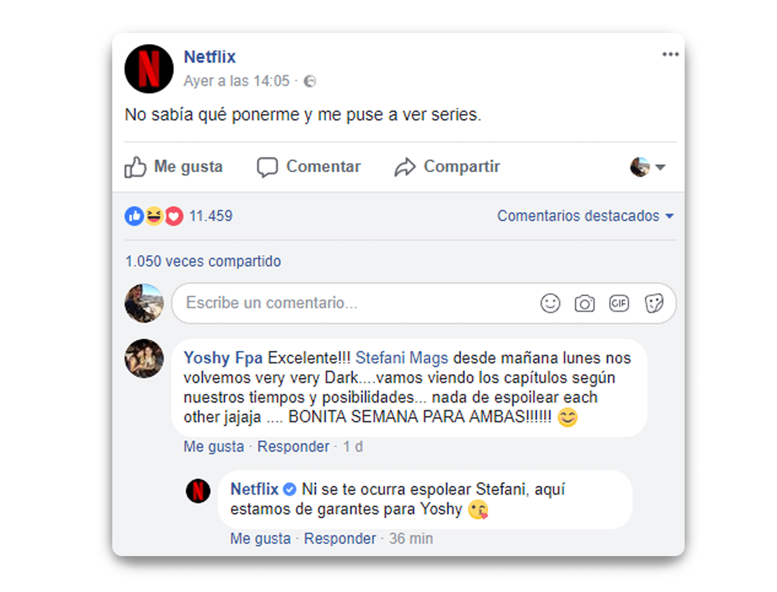 Netflix Facebook